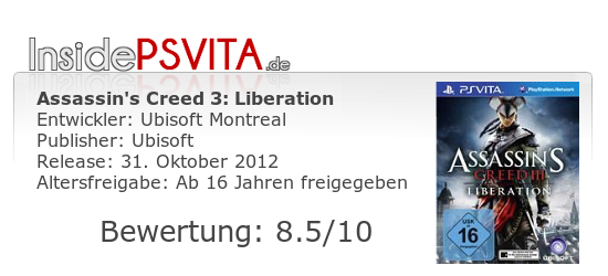 Assassins Creed 3 Liberation Bewertung