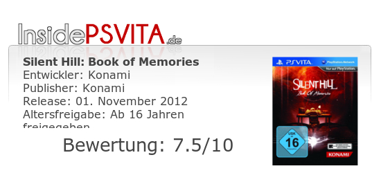 Silent Hill Book of Memories Bewertung